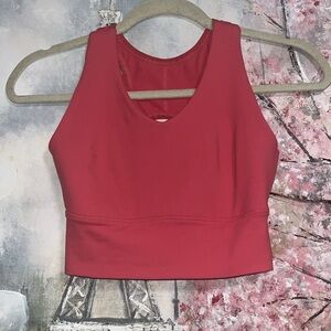 My Protein Mp Womens Power Longline Sports Bra Super Pink Size Small EUC